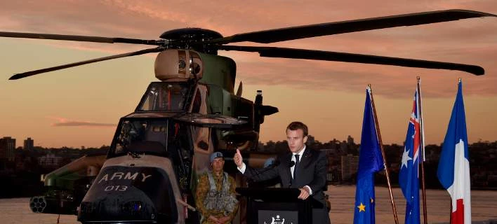 O Μακρόν βάζει τα θεμέλια ενός «Ινδο-Ειρηνικού άξονα» με την Αυστραλία –Αντίβαρο στην κινεζική επιρροή